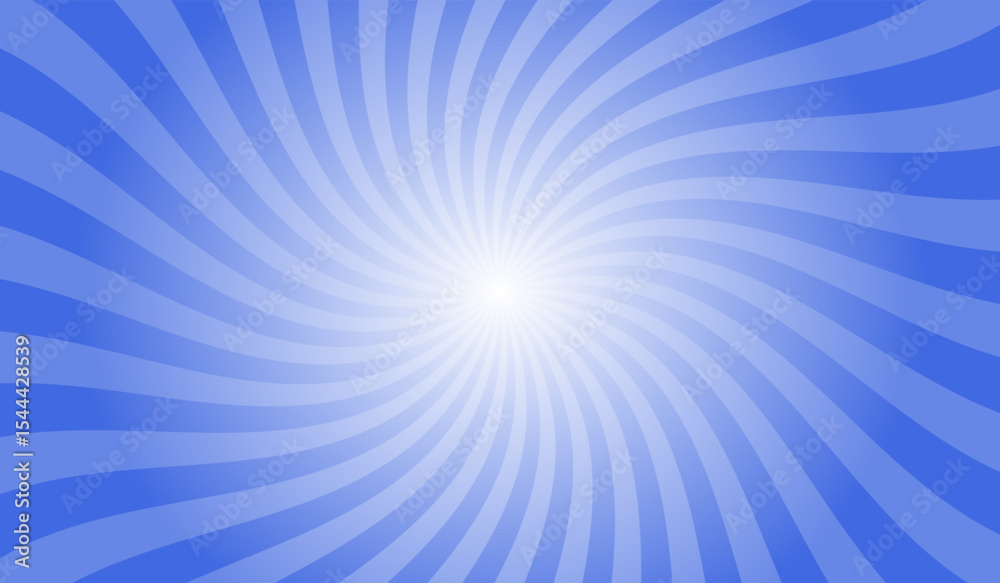 Poster abstract sizzling sunrise yellow background with rays retro starburst. radial spiral stripes backdro