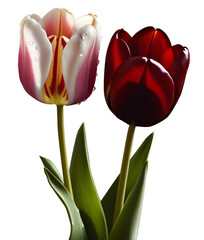 tulips isolated Nature's Artistry Pink TulipsThe couple A single tulip isolated