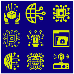 Digital icon Vector Set 5
