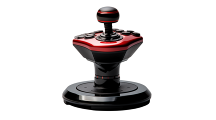 Red and Black Arcade Joystick Controller for Gaming