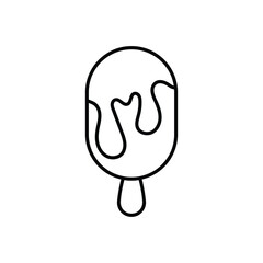 ice Cream Icon vector stock illustration