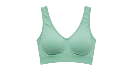 Mint Green Seamless Sports Bra Yoga Top Fitness Apparel.