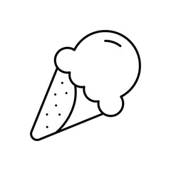 ice Cream Icon vector stock illustration