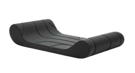 Modern Black Ergonomic Support Pad.