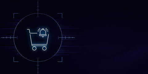 Obraz premium Smart Commerce Targeted Alerts for Seamless Shopping