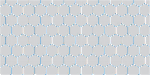 Seamless abstract geometric pattern with hexagonal honeycomb shapes and modern vector design