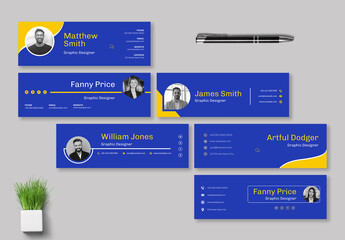 Business Email Signature Layout