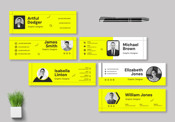Email Signature Template Layout