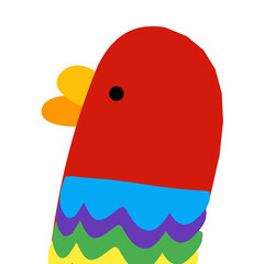 colorful doodles art illustration 