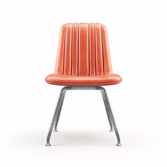 3D realistic chair, modern design, isolated on a white background for clarity
