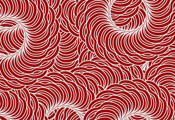 Flower design background, pattern background, design of flowers art vector , flowers texture background , lines design background , round shape background in red