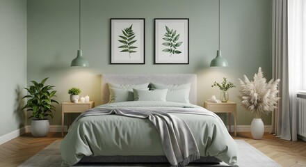Modern Minimalist Bedroom Interior Design With Large Window and Natural Light