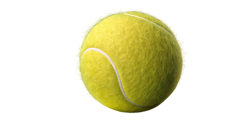Tennis Ball  A High-Resolution Image of a Classic Yellow Tennis Ball