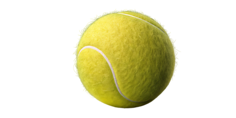 Tennis Ball  A High-Resolution Image of a Classic Yellow Tennis Ball
