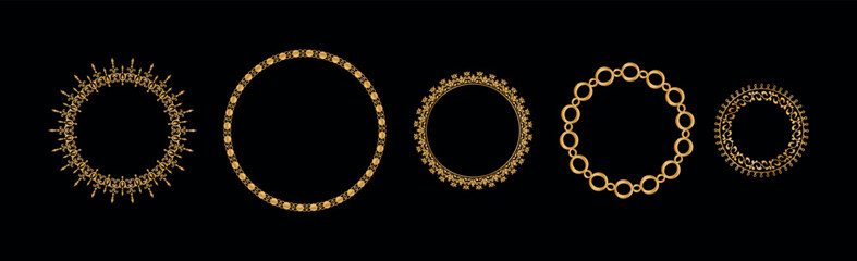 golden ring chains	