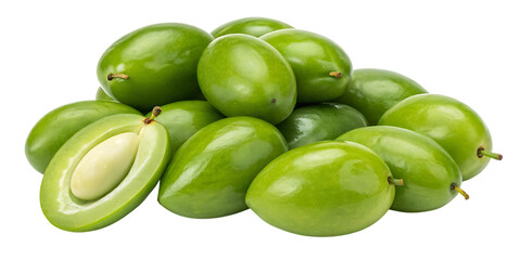 Fresh Green Greengage Plums A Bountiful Harvest of Nature's Sweetness