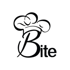 A playful and creative logo design featuring a bold icon with a bite mark, symbolizing taste, fun, and uniqueness &mdash; ideal for food brands, snack companies, or modern digital brands with a clever twist