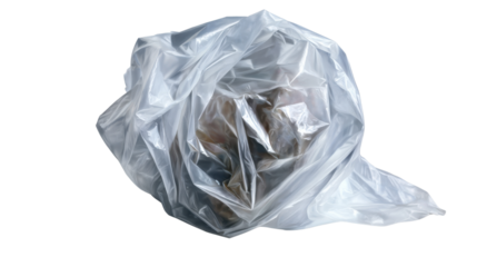 Plastic Bagged Onion: A single brown onion is enveloped in a clear plastic bag, creating a stark and somewhat unsettling image.