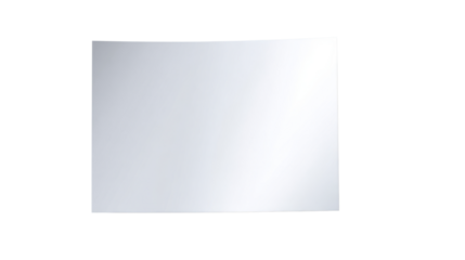 Mirror reflection on surface: A minimalist studio shot capturing the reflective surface of a modern mirror, designed to highlight its clean lines, and ability to reflect light.