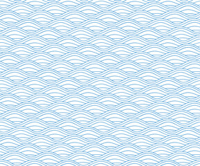Abstract background pattern with doodle waves