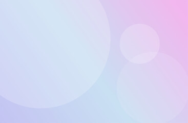 イラスト背景素材・青とピンクのグラデーションとバブル