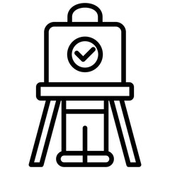 Voting Booth Icon