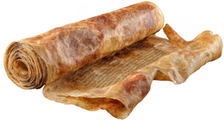 Ancient Scroll Displayed