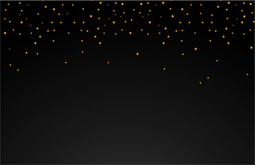 Sky background,Gold coloured stars vector seamless pattern background, golden stars texture background ,stars shapes background, black coloured gradient background	