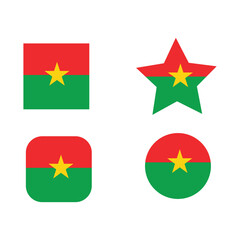 Burkina Faso National Flag Icon