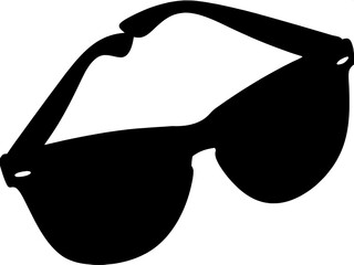 sunglass silhouette, Sunglass silhouette vector, sunglasses icon vector