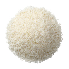 Pile of white long-grain rice