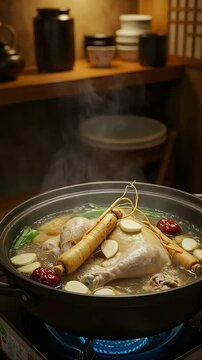 Samgyetang food