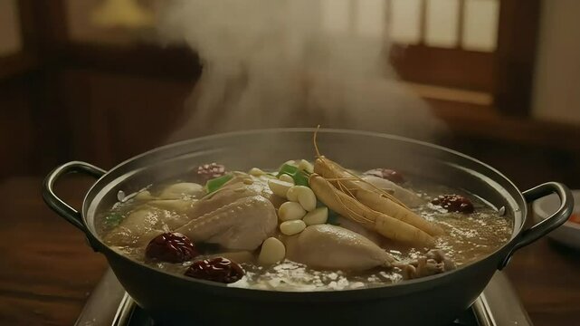 Samgyetang food