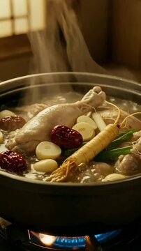 Samgyetang food