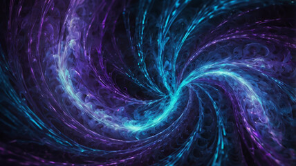 Captivating abstract background of blue and purple light swirls, ideal for technology or energy themed projects