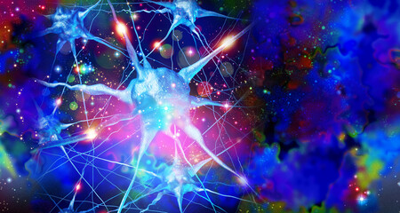 Psychedelic Brain Therapy drug or psychedelics hallucinogenic drugs and hallucinogens treatment and psychiatry or psychological hallucinating by taking mind altering substances.