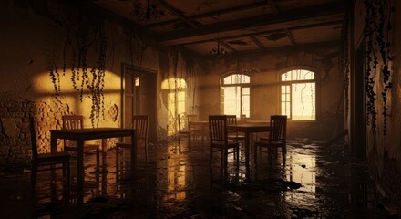 old abandoned building