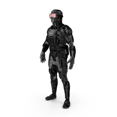 3d Futuristic Cyborg: Virtual Reality Metaverse Avatar png