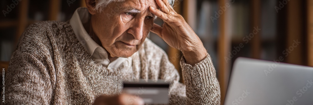 Poster scams targeting older adults create distress while online shopping at home in the early evening