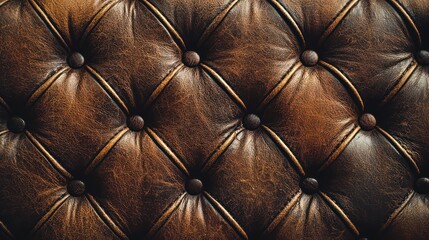 Naklejka premium A brown leather background with a bold and trustworthy self-care quote, for design studios