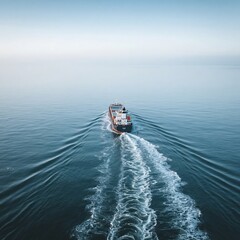 fishing boat in the sea
