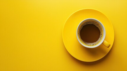 A yellow holiday morning routine, energetic and bold, for marketing teams