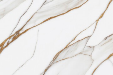 Naklejka premium White Marble Texture with Subtle Gold Veining gold veins