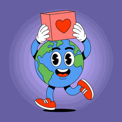 Earth with Heart Box