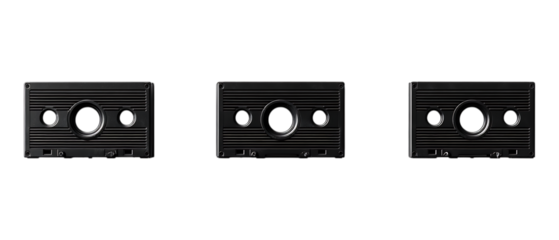 Pack Collection Retro Cassette Tape Minimalist Design Perfect for Music  Nostalgia Projects set against transparent background
