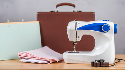 folder case and a sewing machine, the concept of criminal prosecution