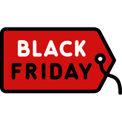 black friday tag icon