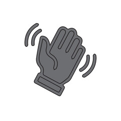 ICON waving hand