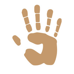 ICON left hand handprint
