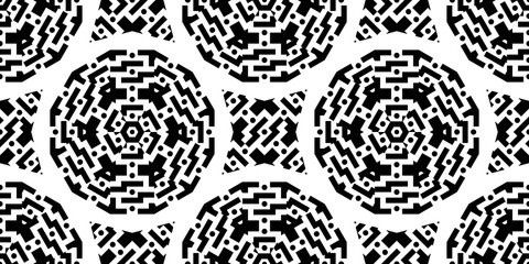 Seamless Transparent Art Deco Geometric Pattern for Background Layout Template